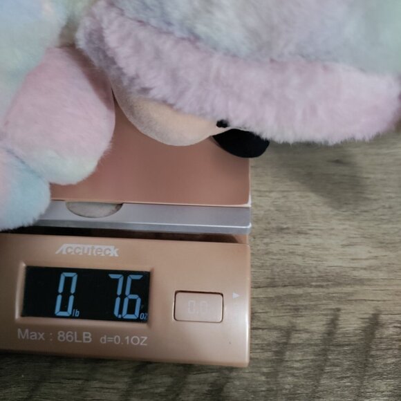 Disney‎ Store Minnie Mouse Pastel Rainbow Bunny Rabbit Plush Doll 2020 - Picture 5 of 5